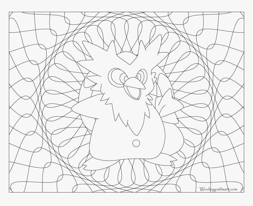 Mandalas Para Colorear De Charmander, HD Png Download