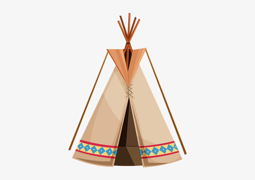 Tepee, Historic, Tent, Zelt, Architecture, Wood, Tree - Clipart Teepee, HD Png Download