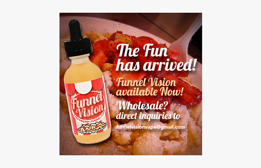 Strawberry Funnel Cake Team Review Spinfuel Emagazine - Funnel Cake, HD Png Download