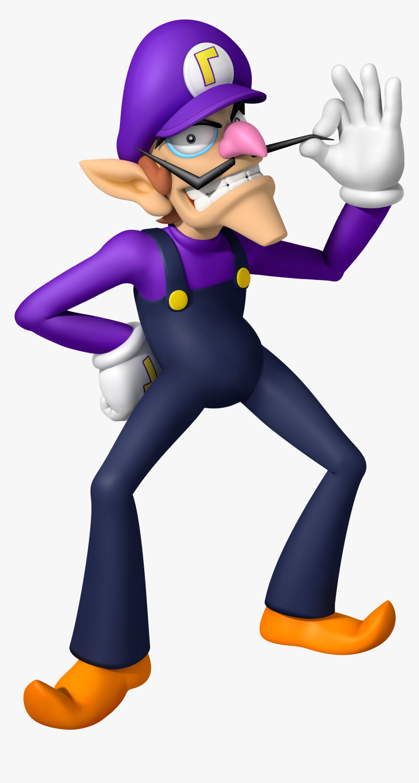 Island Tour Waluigi Artwork, HD Png Download