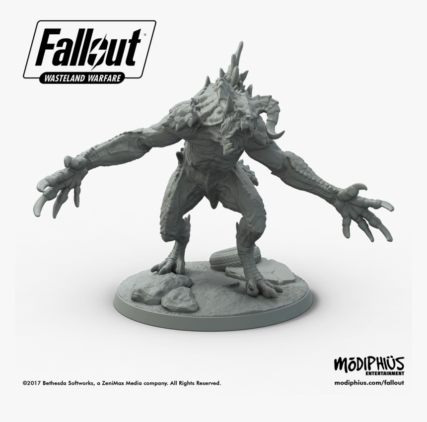 Transparent Deathclaw Png - Fallout Wasteland Warfare Figures, Png Download