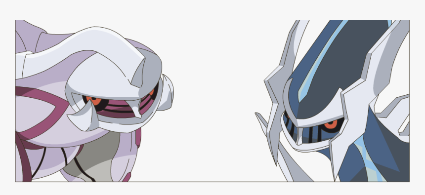 Dialga Vs Palkia Music - Dialga And Palkia Anime, HD Png Download