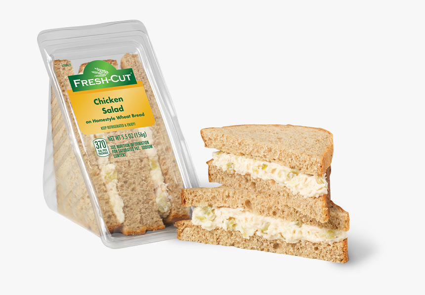 Chicken Salad Wedge - Wheat Chicken Salad Wedge, HD Png Download
