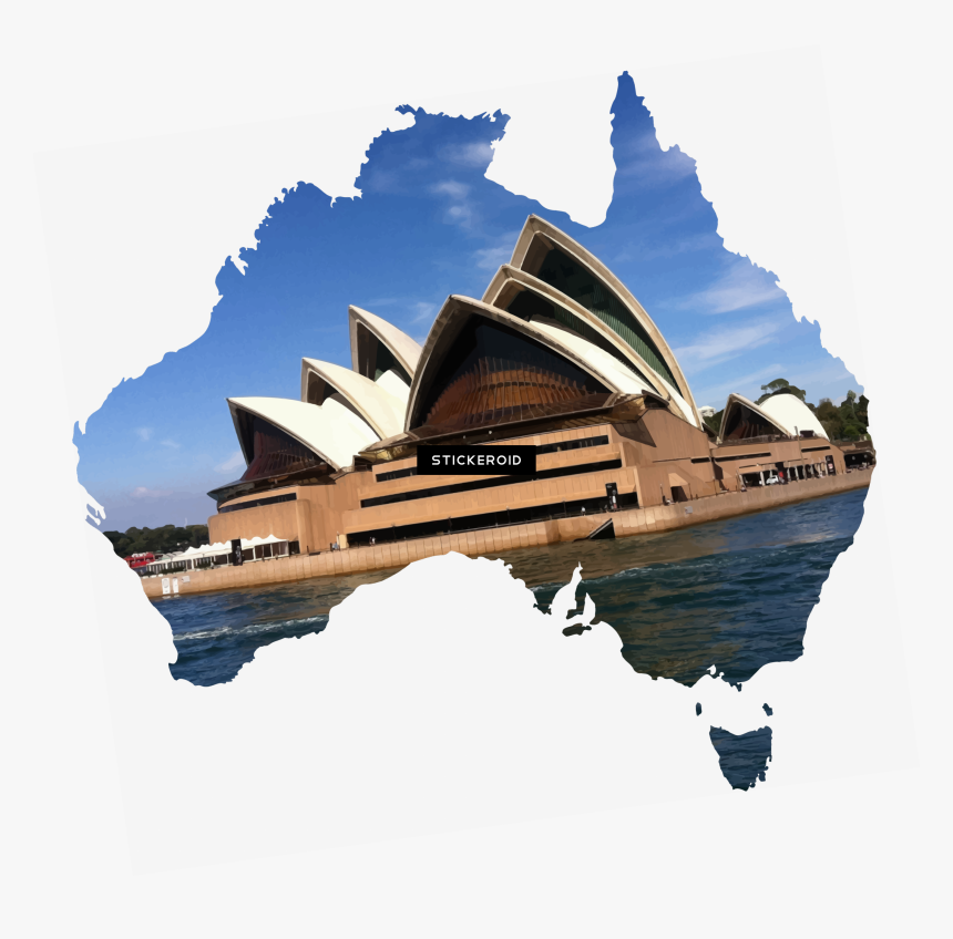 File Hous Opera - Map Of Australia, HD Png Download