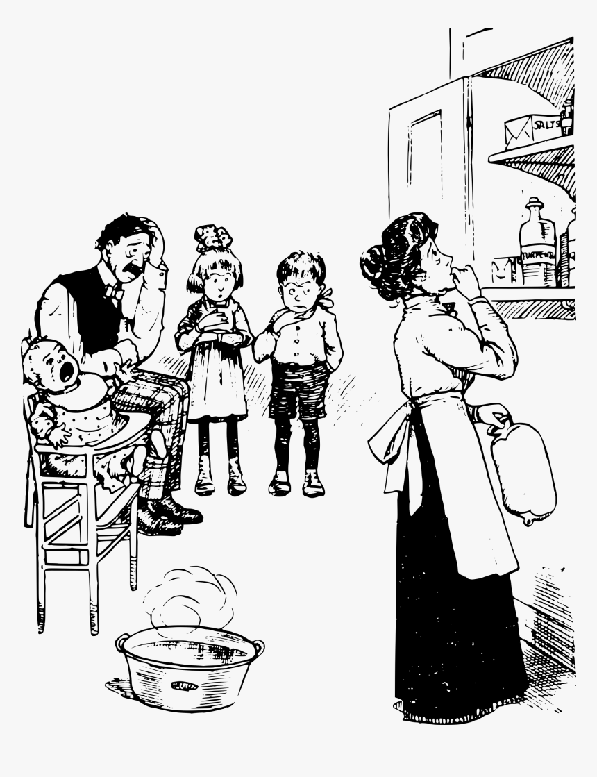 Sad Family Clip Arts - Clipart Family Sad, HD Png Download