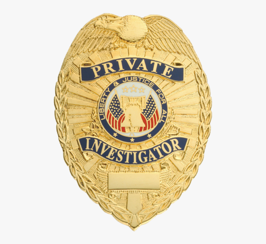 Private Investigator Badge Png, Transparent Png