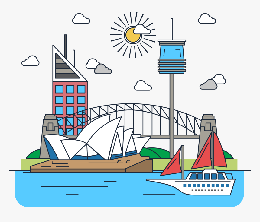 Australia Sydney Skills House Study Of Opera Clipart - Australia Education Fair 2018 India, HD Png Download