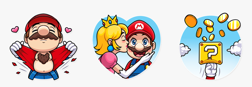 Super Mario Telegram Stickers, HD Png Download