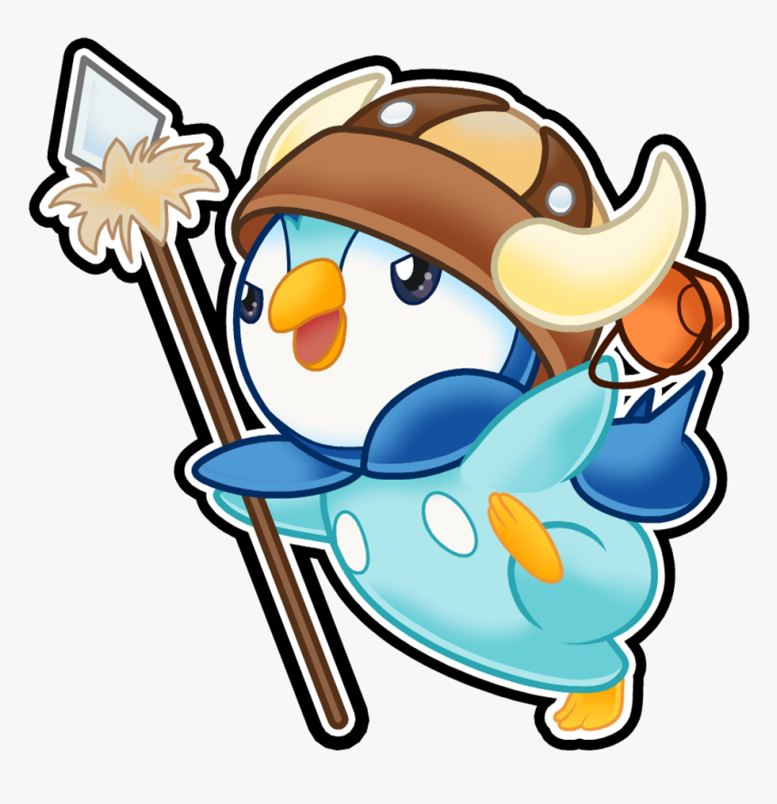 Viking Piplup, HD Png Download