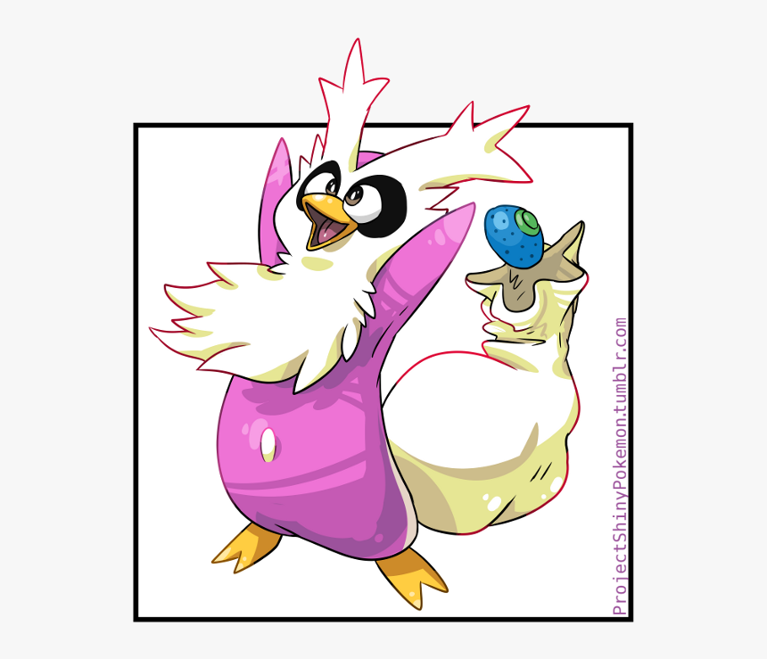 Present Giving Bird - 3ds Shiny Delibird, HD Png Download