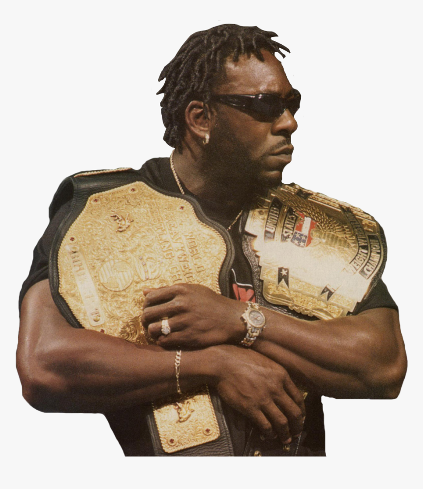 Booker T Wcw Us Champion , Png Download - Booker T Two Championships, Transparent Png