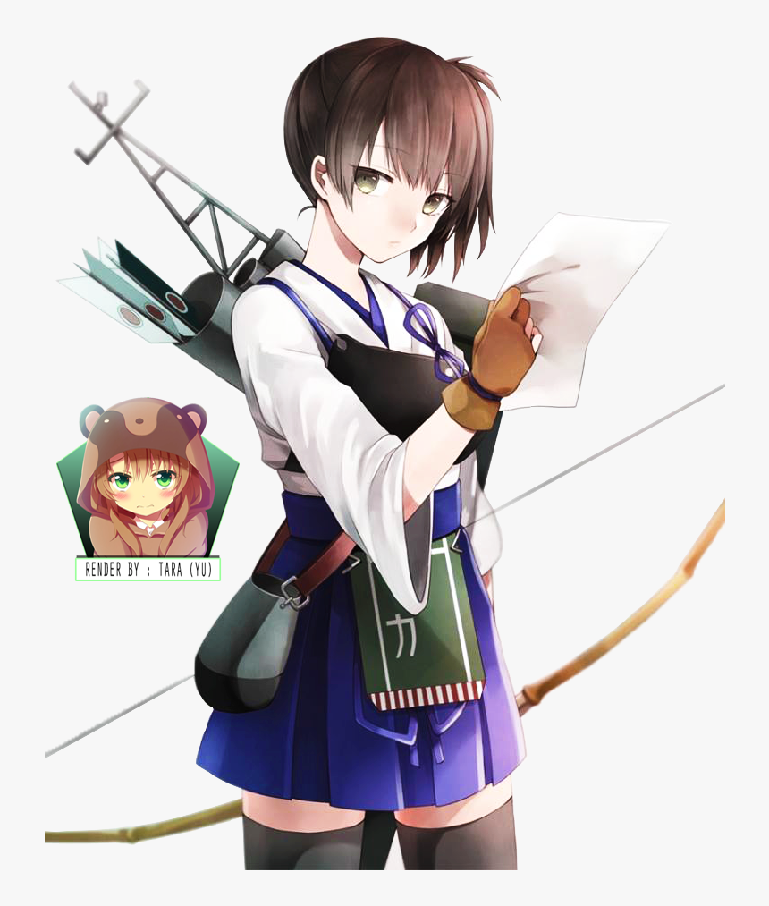 Transparent Kaori Miyazono Png - Kaga Kancolle Fan Art, Png Download