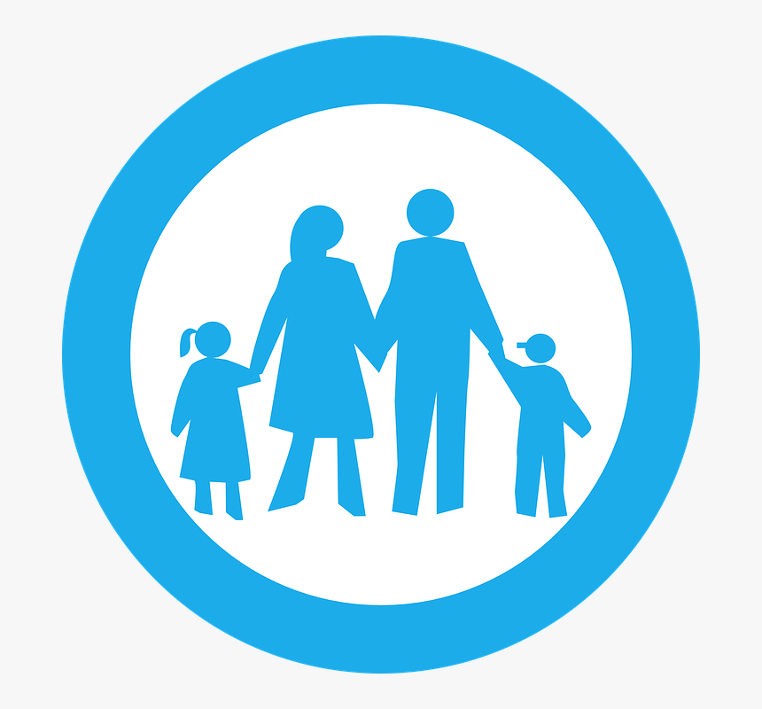 Transparent Background Silhouette Family Clipart, HD Png Download
