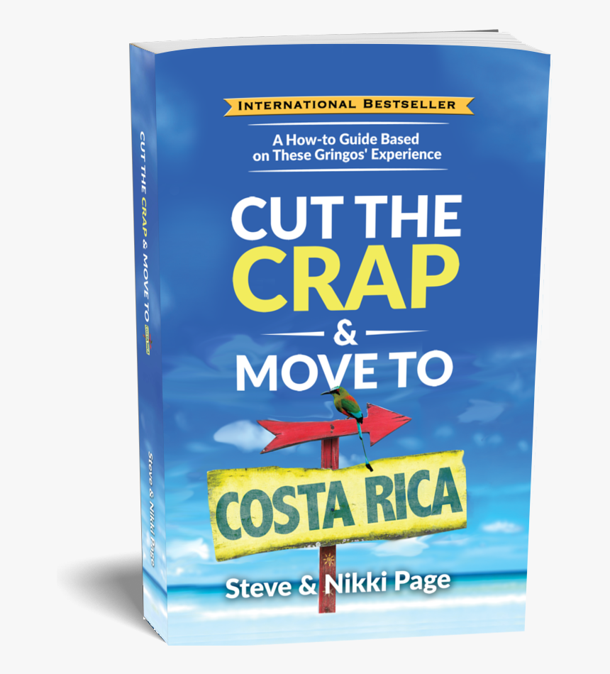 Cut The Crap & Move To Costa Rica Paperback Mockup - Packaging And Labeling, HD Png Download