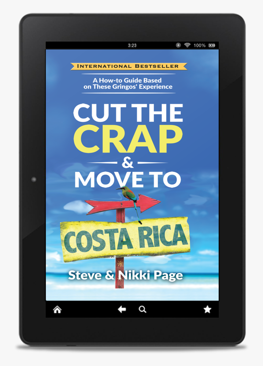 Cut The Crap & Move To Costa Rica Ebook Mockup - Mobile Device, HD Png Download