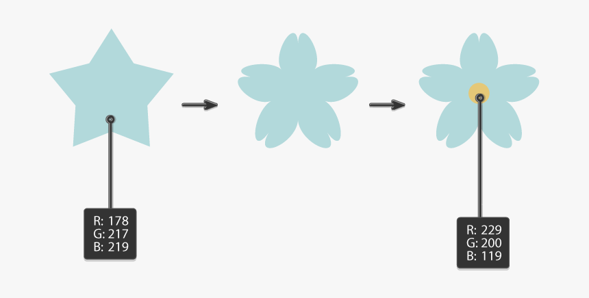 Como Hacer Flores En Illustrator, HD Png Download