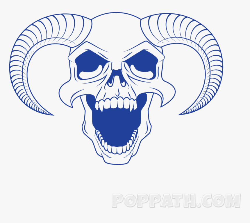 Devil Skull Transparent, HD Png Download