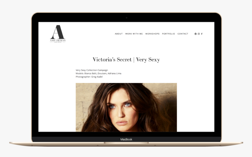 Victoria S Secret Portfolio Piece For Amy Demas , Png - Led-backlit Lcd Display, Transparent Png