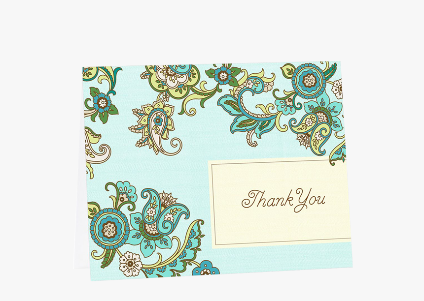 Blue And Green Pasiley Clip Art Boarder, HD Png Download