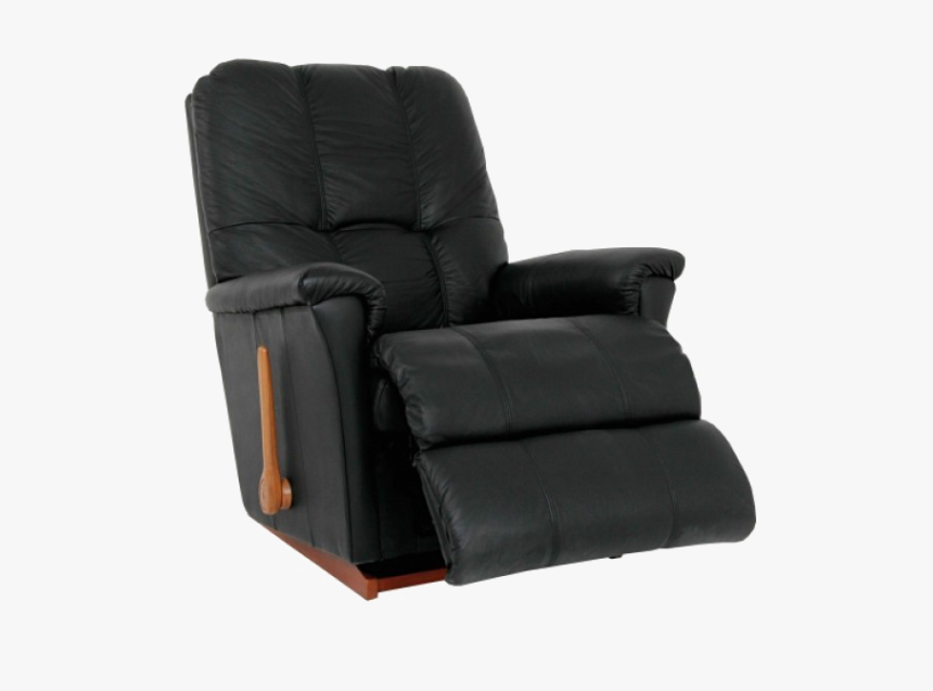 Recliner Png File - Black Leather La Z Boy Rocker Recliner, Transparent Png