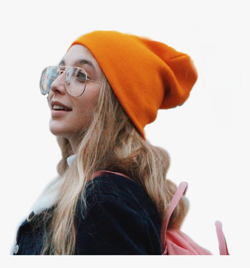 Emma chamberlain orange beanie Clearance