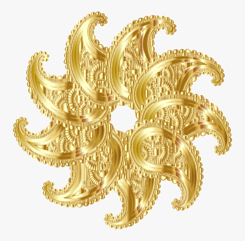 Paisley Mandala Extended - Motif, HD Png Download