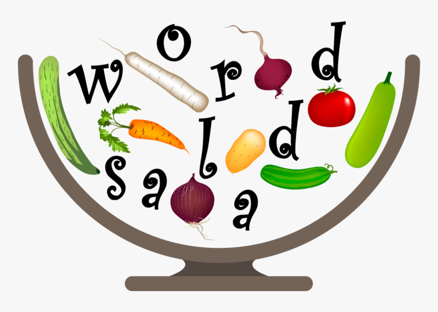 Hd Word Salad And Technical Jargon - Word Salad Cartoon, HD Png Download