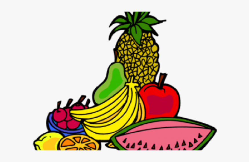 Bar Clipart Salad - Clip Art Picture Of Prutas, HD Png Download