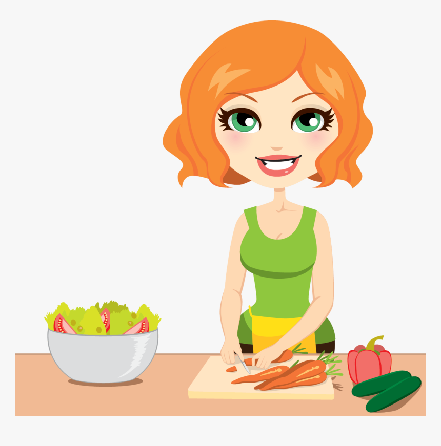 Eating Salad Clipart Png, Transparent Png