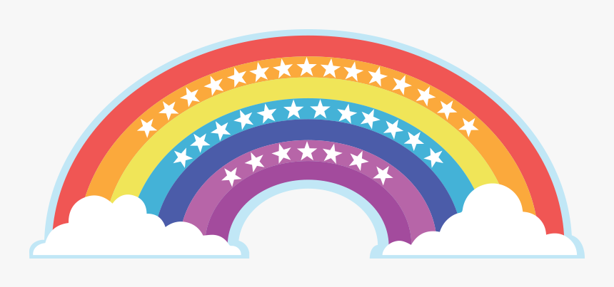 Rainbow Star, HD Png Download