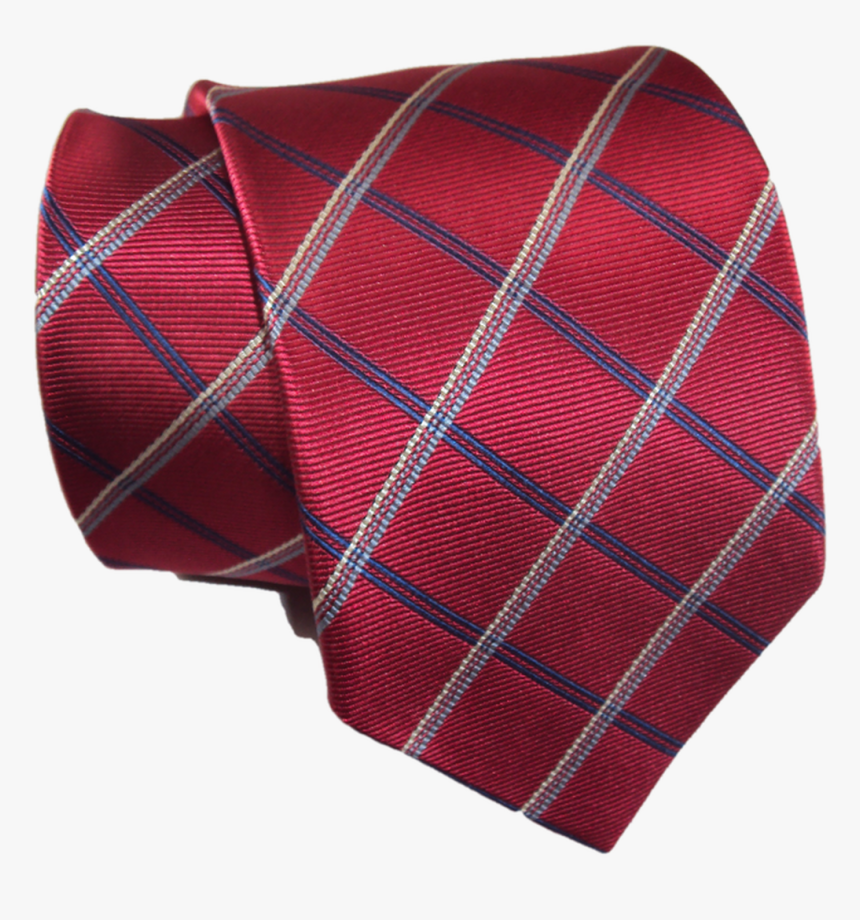 Red, Blue And White Striped Tie - Paisley, HD Png Download