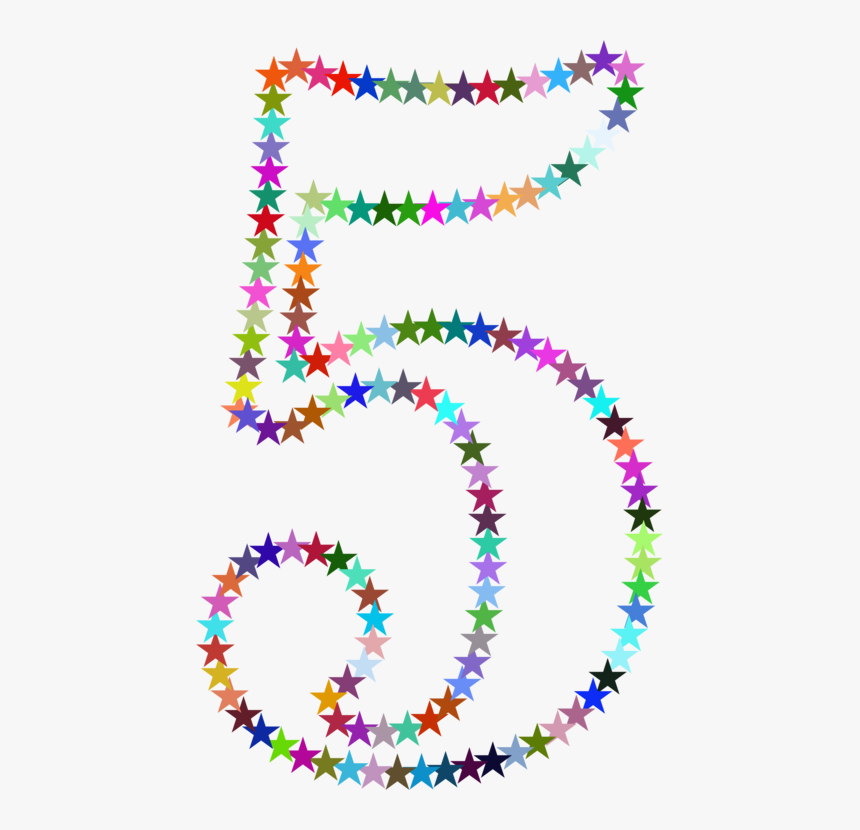 All Photo Png Clipart - Rainbow Number 5 Transparent Background, Png Download