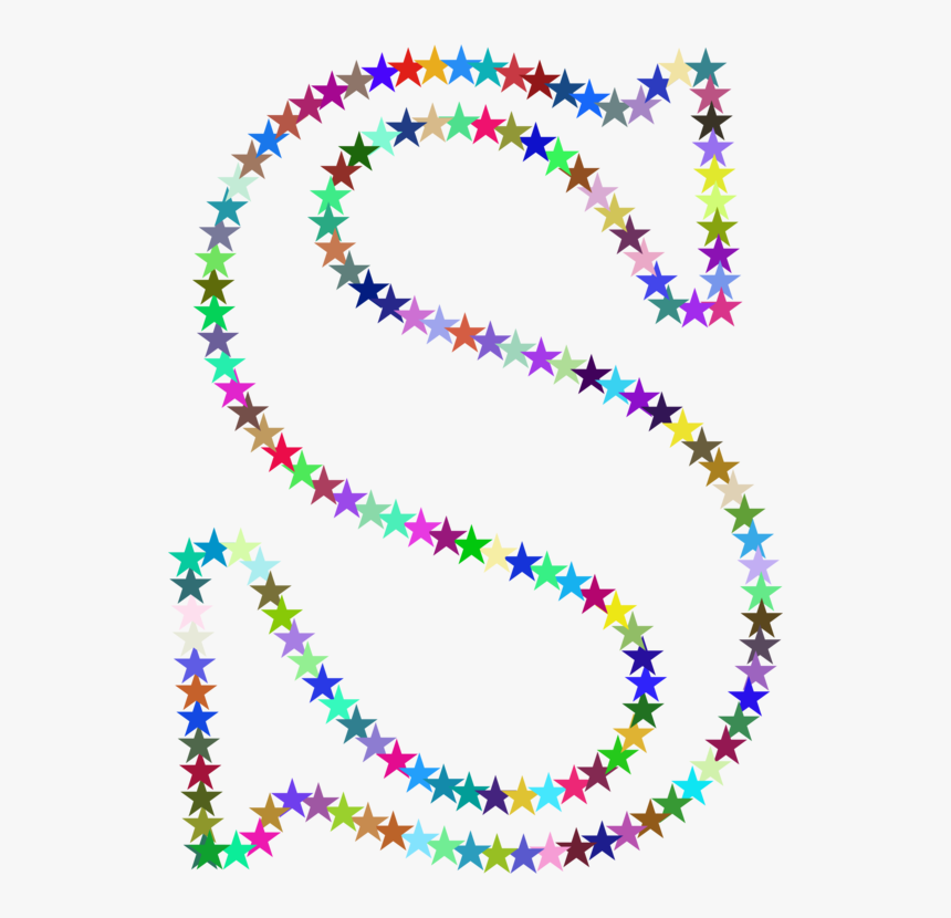 All Photo Png Clipart - S Letter With Stars, Transparent Png