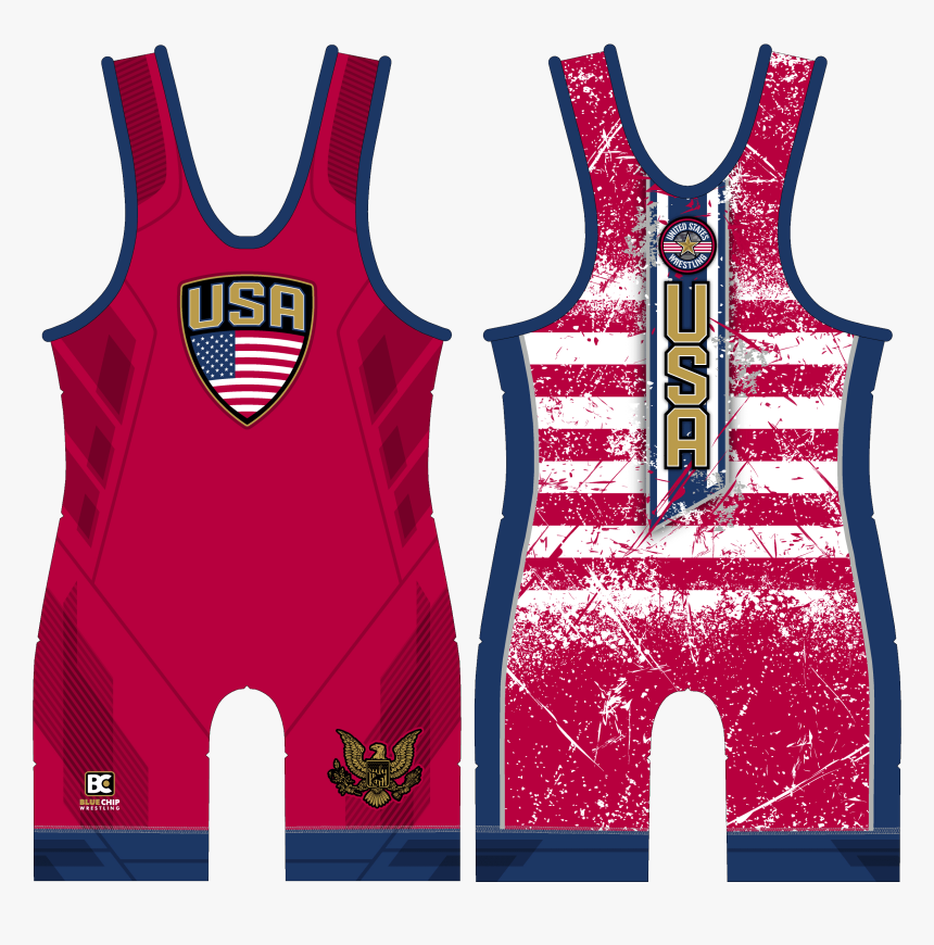 Flag Design Wrestling Singlet, HD Png Download