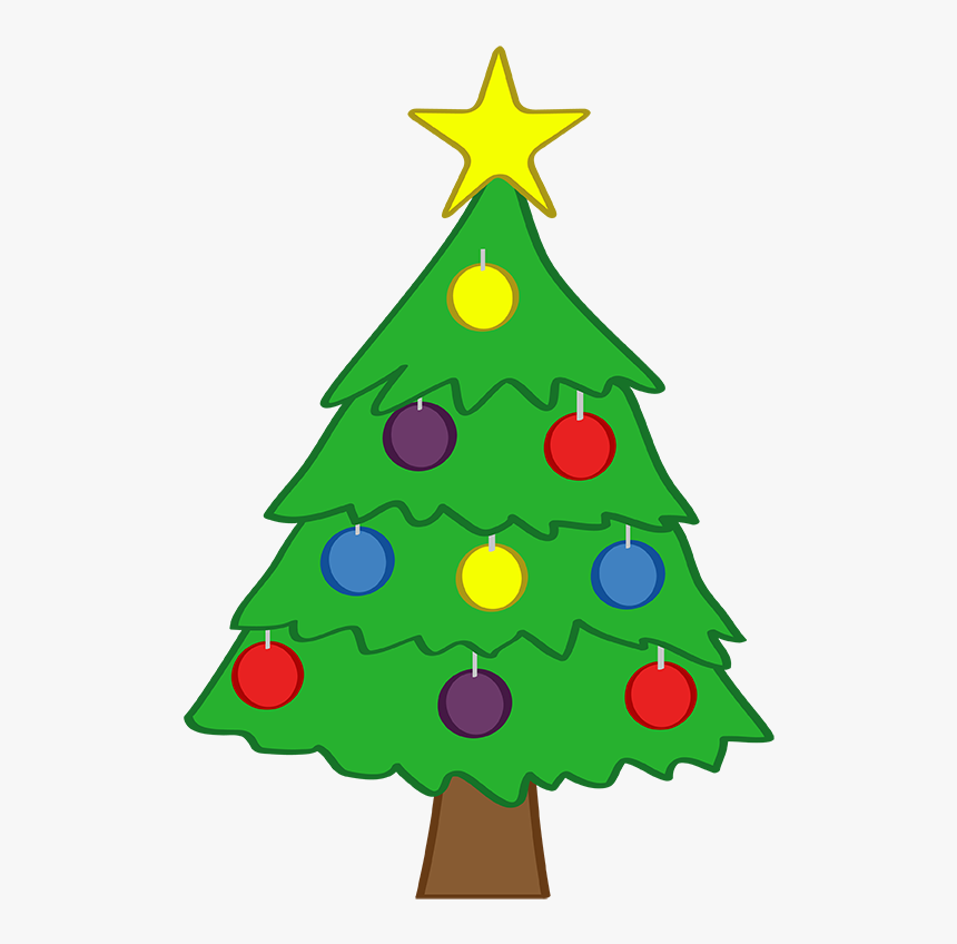 Christmas Ornament Clipart Small Balls - Christmas Tree Image Cute, HD Png Download