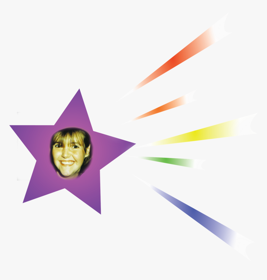 Shooting Star Clipart Rainbow - Tatuajes De Estrellas, HD Png Download