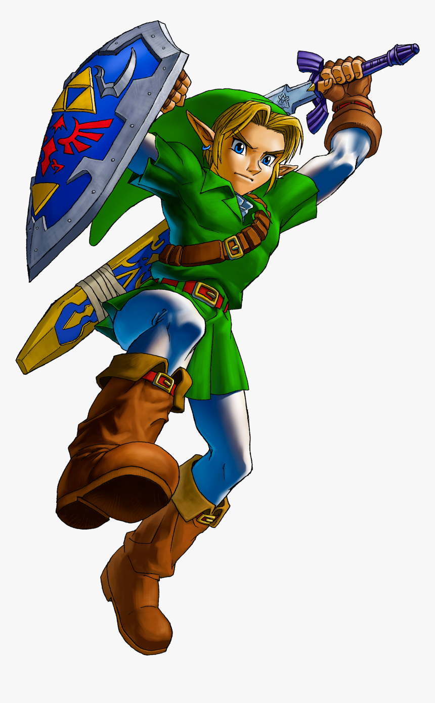 Zelda Ocarina Of Time Link, HD Png Download