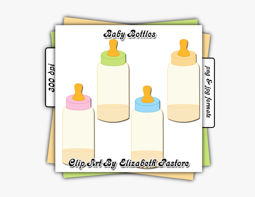 Baby Bottle Clip Art Collection Consist Of 4 Baby Bottles, HD Png Download