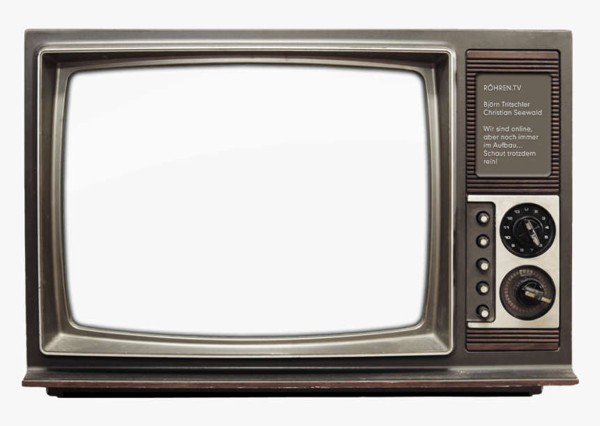 Old School Box Tv, HD Png Download