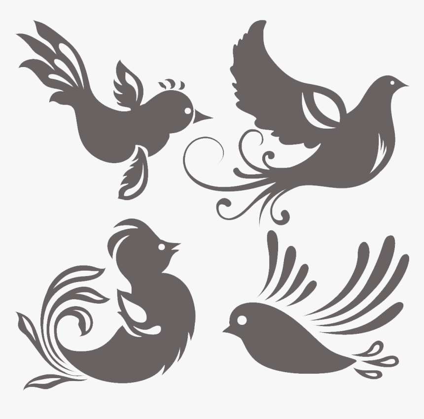 Bird Silhouette Computer File - Silhouette, HD Png Download