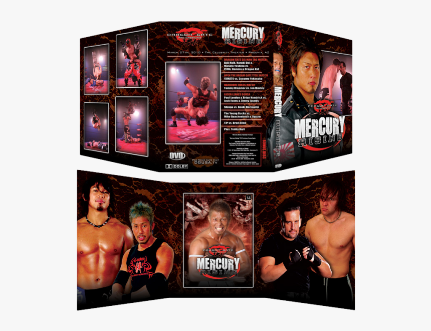 Mercuryrising-large - Dragon Gate Usa Mercury Rising, HD Png Download