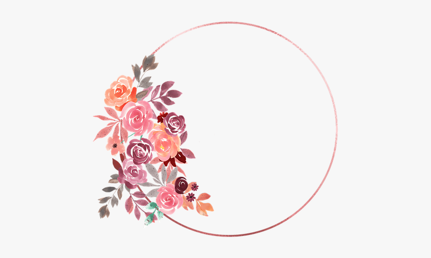 Frame, Watercolor Flower, Watercolor - Artificial Flower, HD Png Download