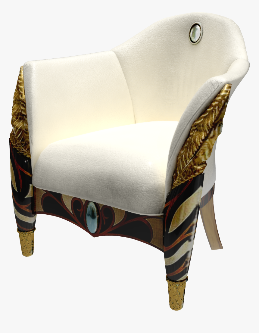 White Armchair Png Image - Chair, Transparent Png
