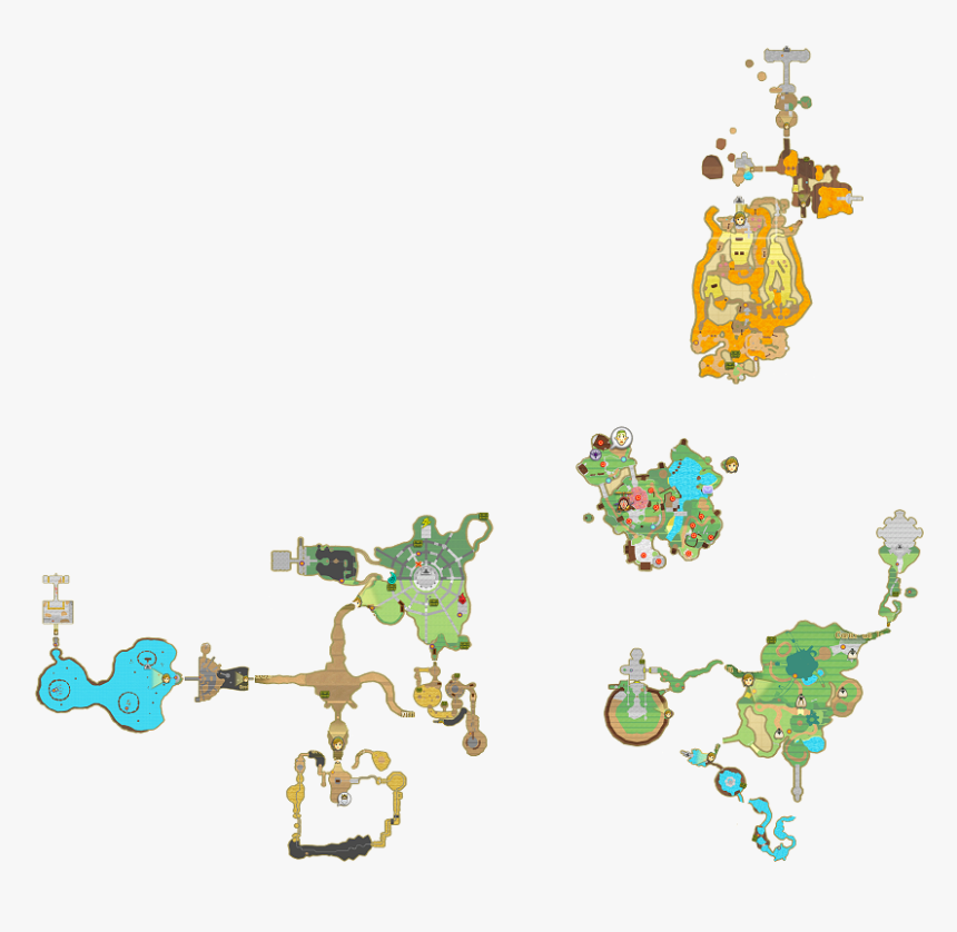 Map Of The Surface, HD Png Download