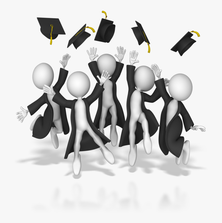 Grads Throwing Up Hats 800 Clr - Congratulations Hat Png, Transparent Png