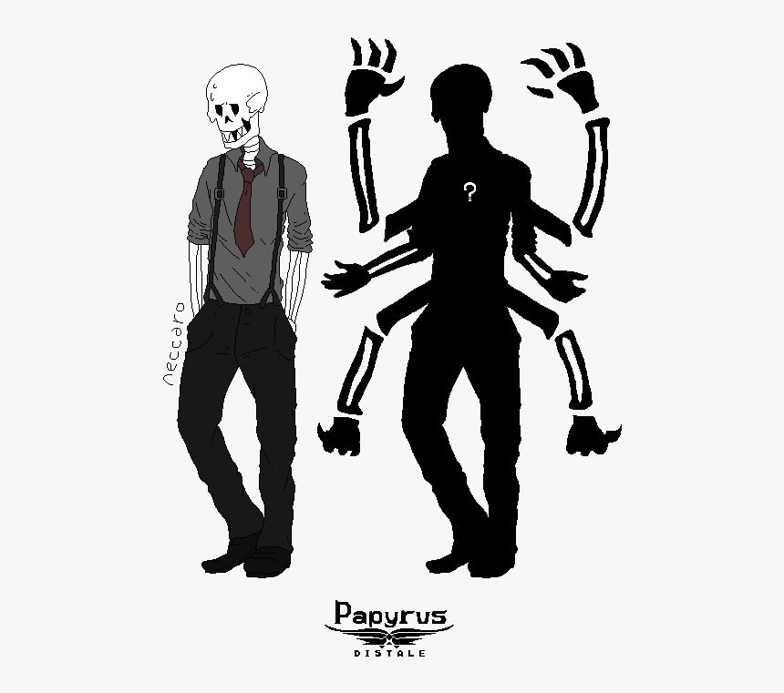 Cartoon Silhouette Illustration Human Behavior - Distale Sans, HD Png Download
