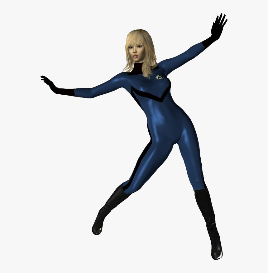 Hd Invisible Cat Girl - Marvel Invisible Woman Render, HD Png Download