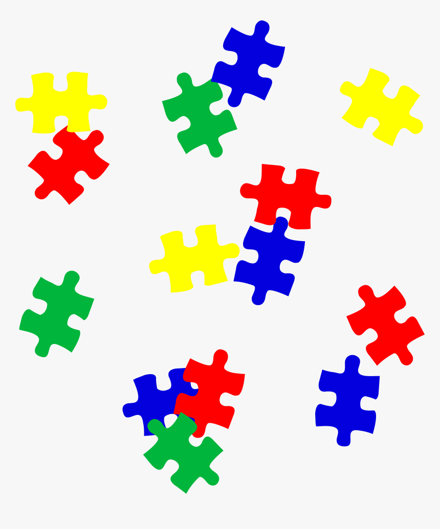 Pieces Clipart - Puzzle Piece Autism Clipart, HD Png Download