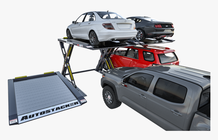 Commercial Parking Lift Systems - Car Over Car Parking, HD Png Download