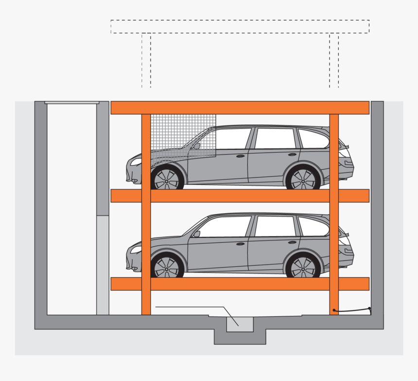 Underground Car Stacker System, HD Png Download